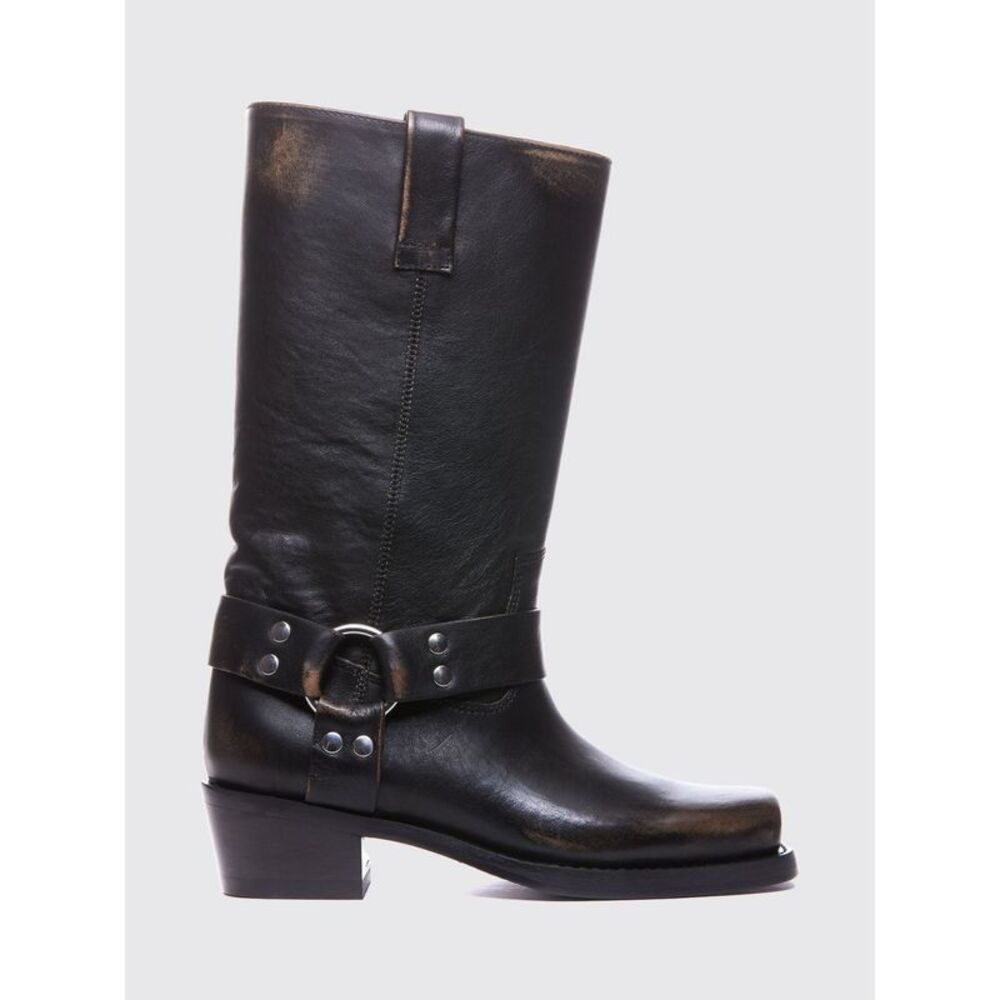 Paris Texas Women Paris Texas Roxy Western Boots In Aged Leather With Square Toe